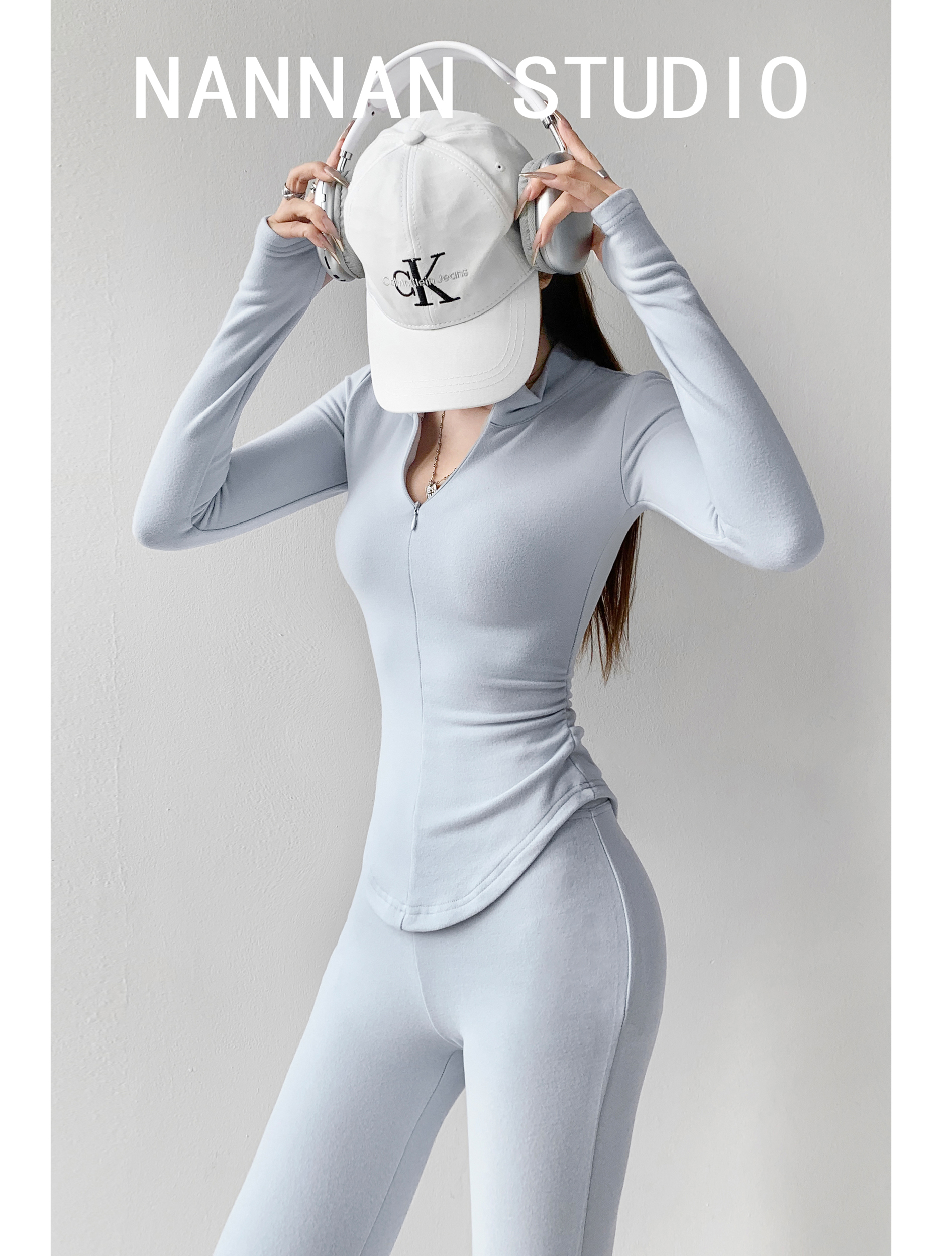 Fashion Street Yoga - Fitness Sportswear Set Women's Slim Long