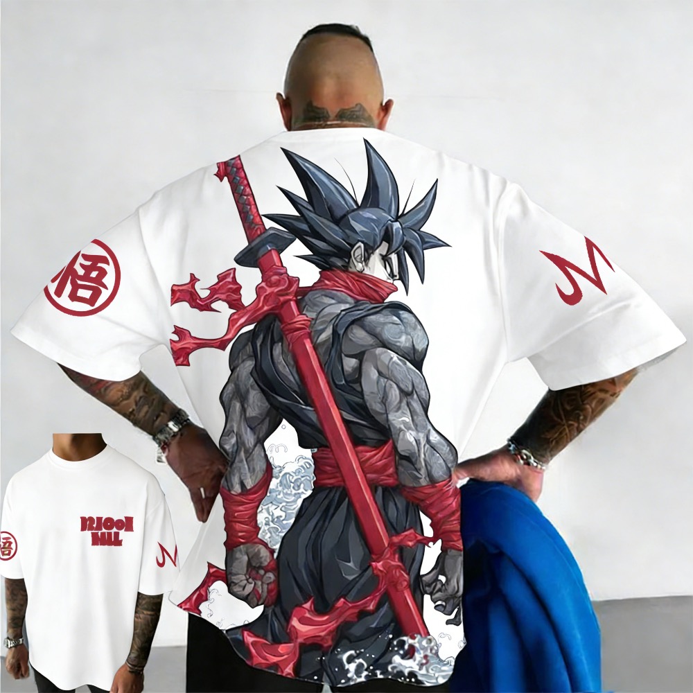 Street Fashion Japan - Plus Size Dragon Ball Summer Anime
