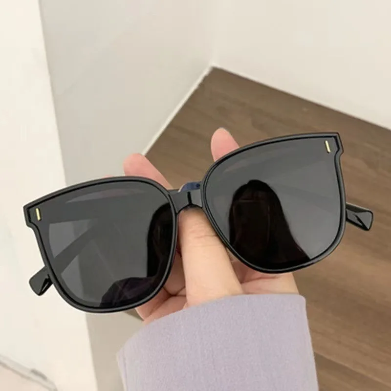Street Fashion Korean - Korean Style Black Square Frame UV400