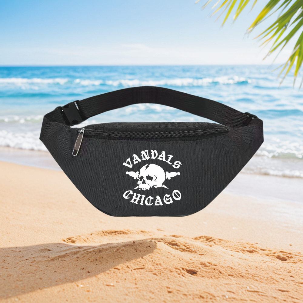 Street Fashion Chicago - Vandals Chicago Skull Daggers Streetwear Waist