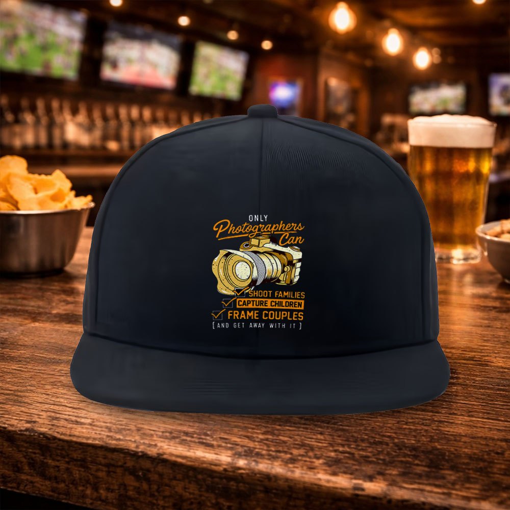 Street Fashion Photographers - 2026 Photographer Print Flat Brim Hip-Hop