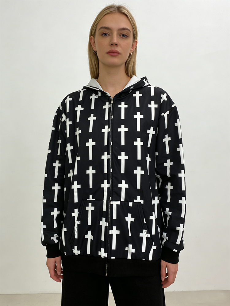 Street Fashion Zip Up Hoodie - 2025 Men's and Women's Fashion Gothic