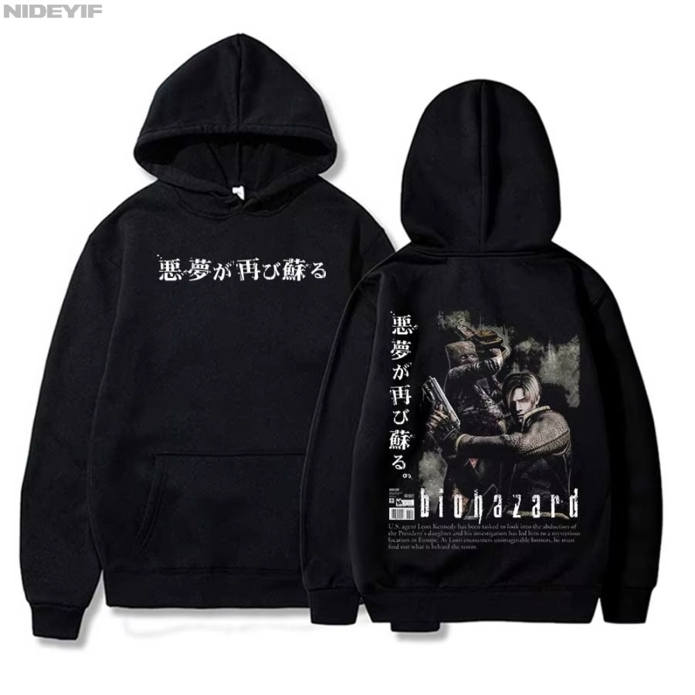 Street Fashion Game - Game Hoodies, Biohazard, Hip-hop Patterned Hoodies,