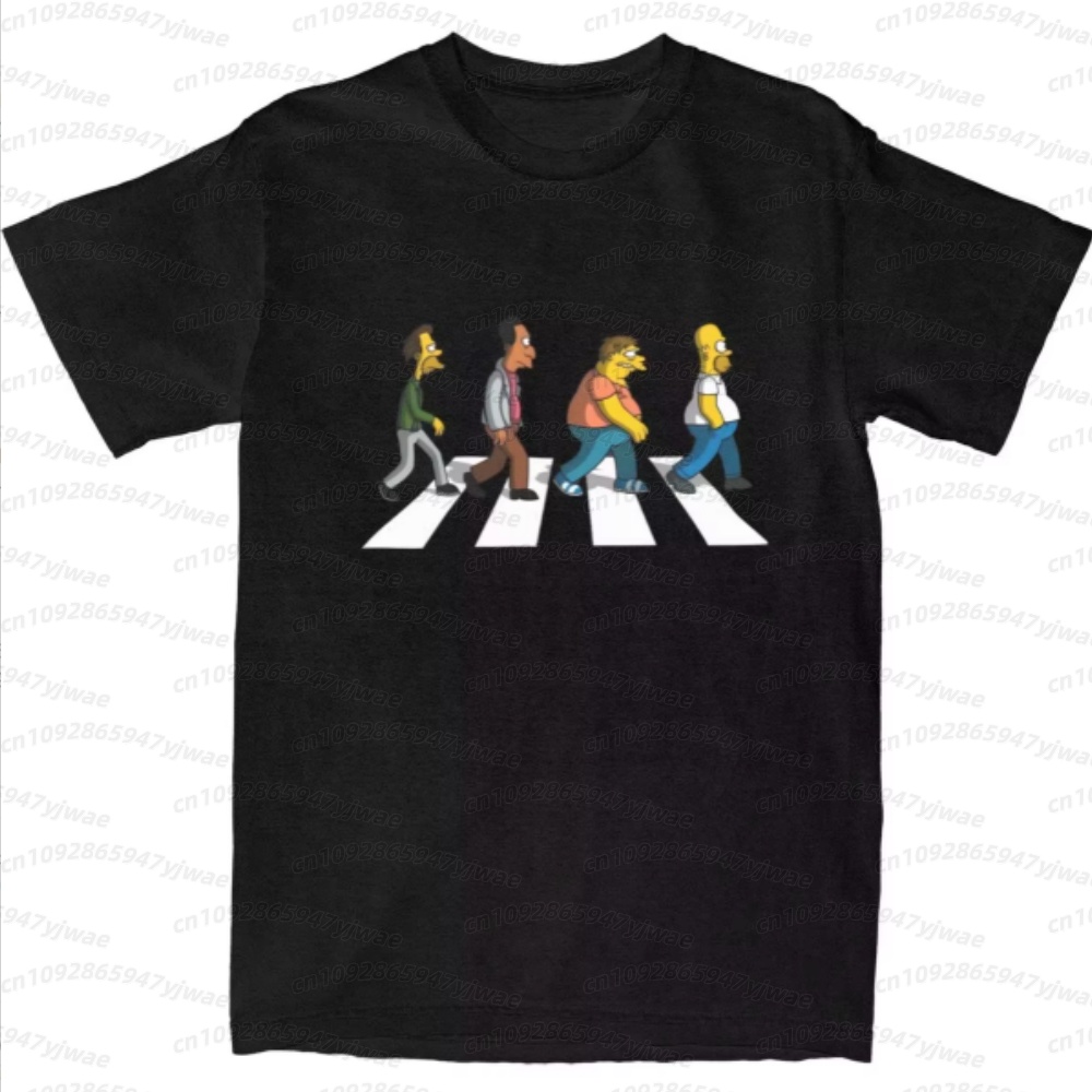 Street Fashion Clothes - 2026 men Simpsons Dad Sidewalk short