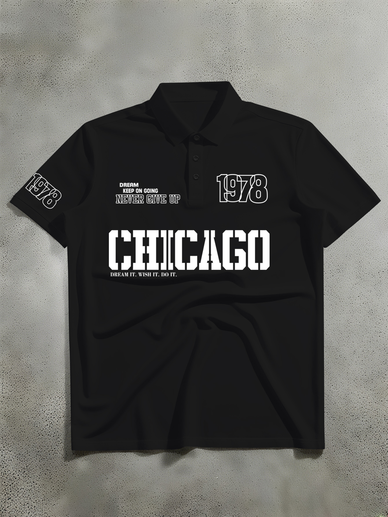 Street Fashion Chicago - Men's Fashion Printed Polo Shirt, Street