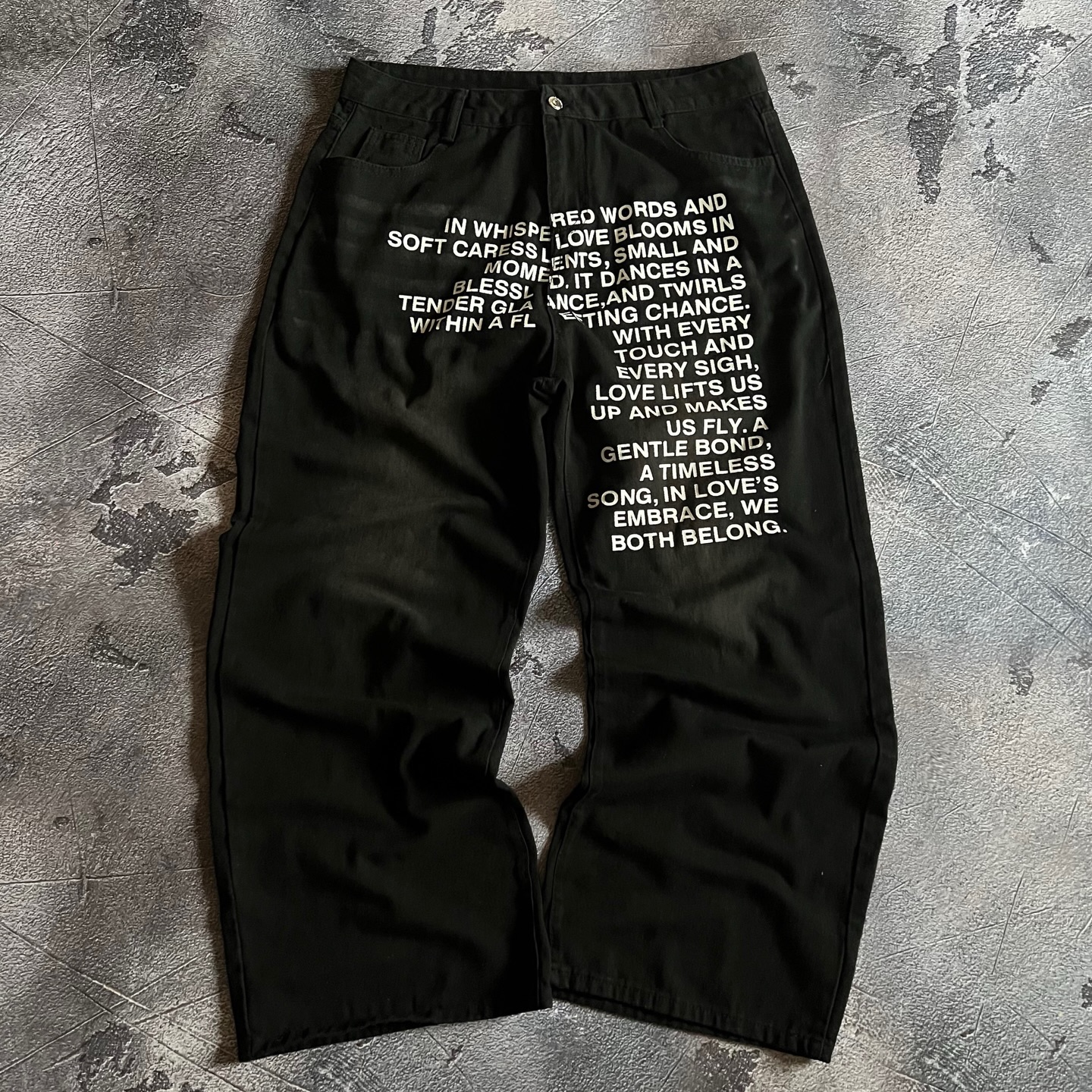 American Pattern Letter Jeans  - Street For Fashion recensie en prijs