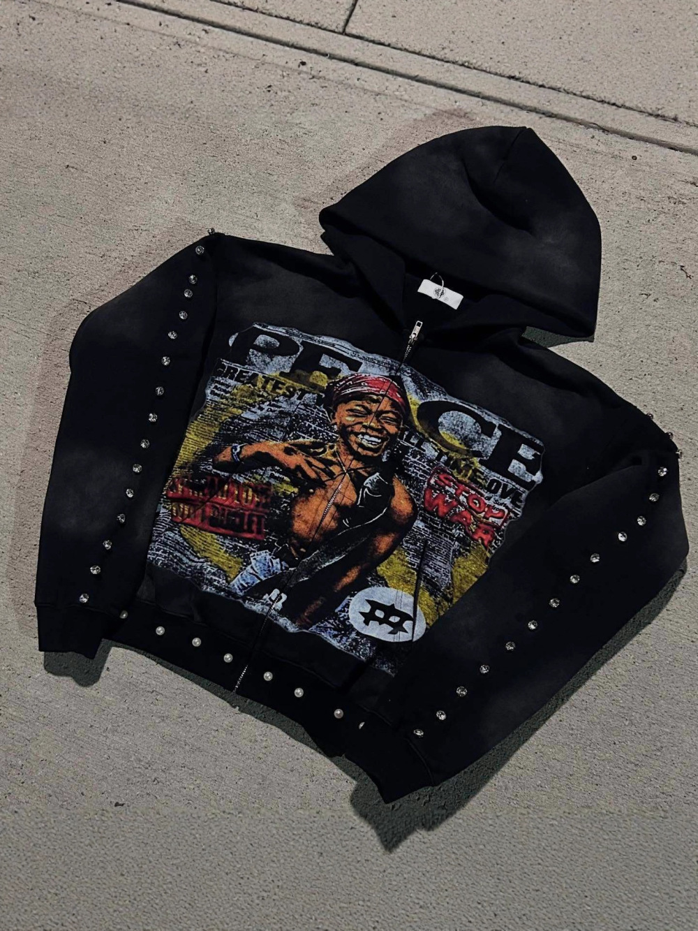 2026 new American hip-hop loos - Street Fashion Zip Up Hoodie recensie en prijs