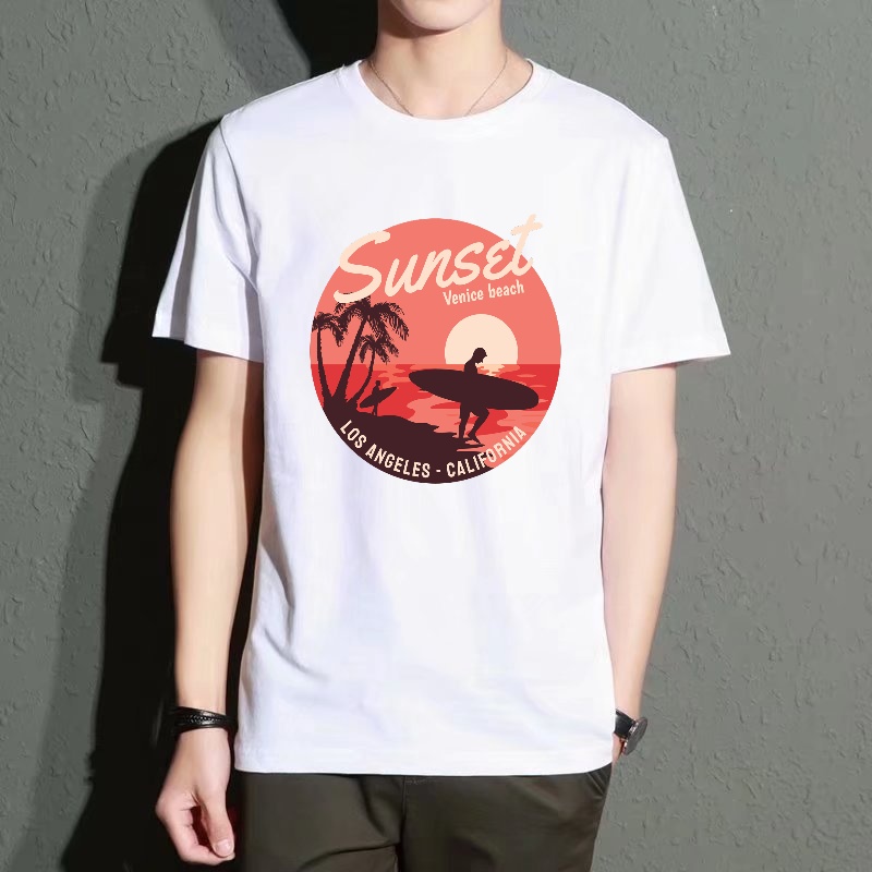 Men's Black Round-Neck Short-S - Street Fashion Venice recensie en prijs