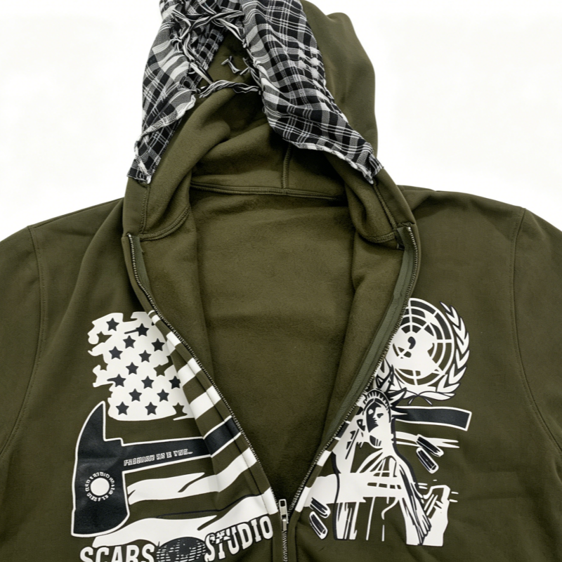 Cross border new zipper retro  - Street Fashion Zip Up Hoodie recensie en prijs