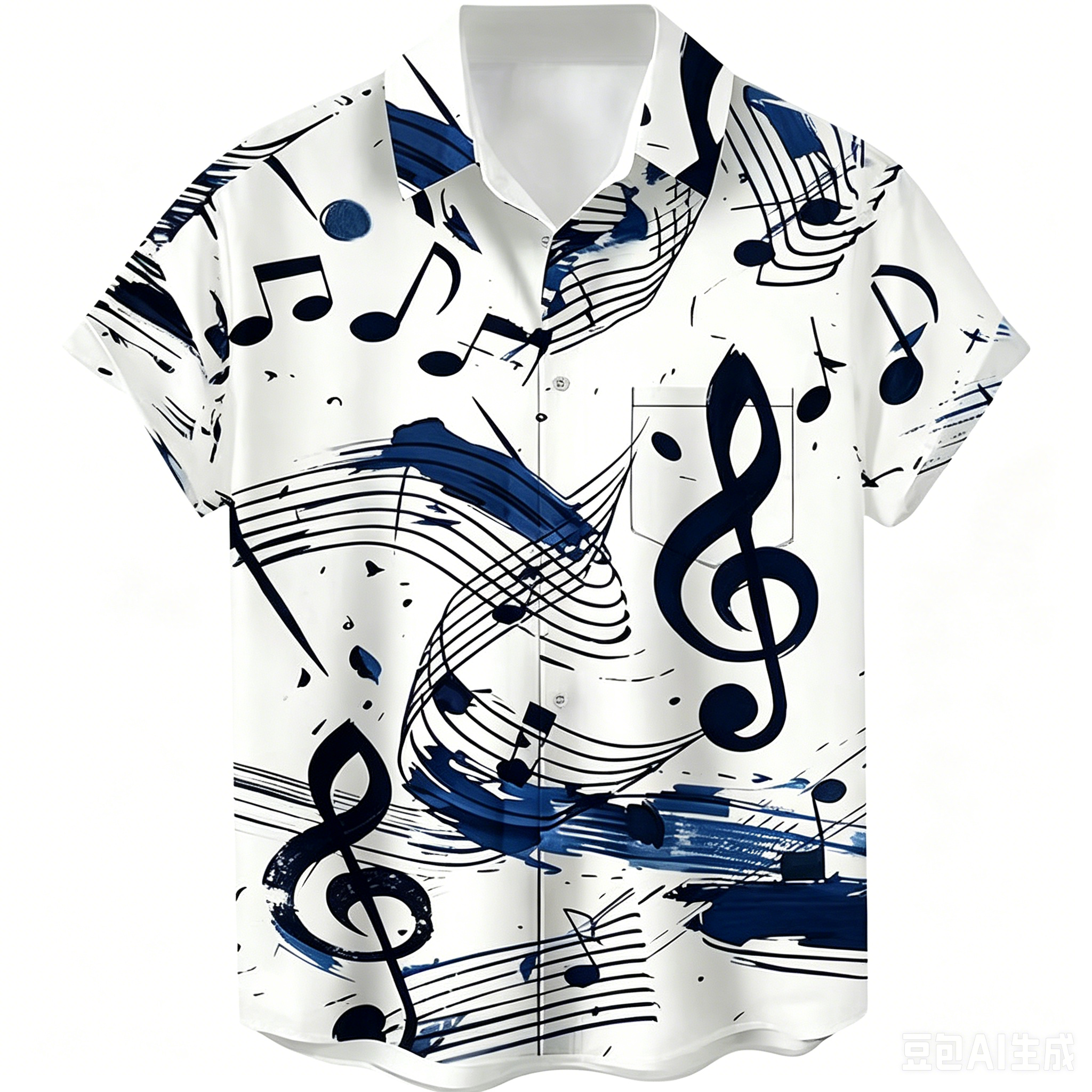 Artistic Style Musical Note Fl - Street Fashion Clothing recensie en prijs