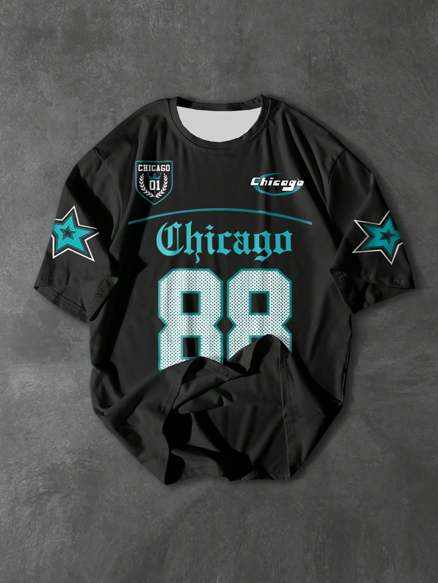 Men's Black Summer Graphic Str - Street Fashion Chicago recensie en prijs