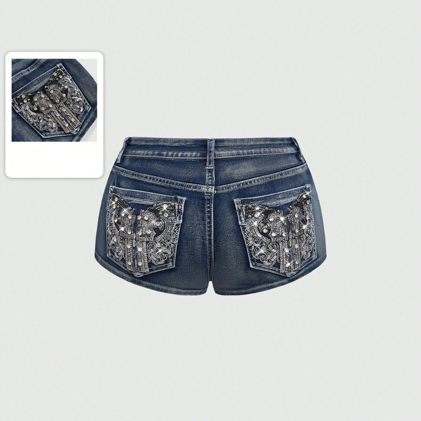 Summer Rhinestone Embroidered  - Street Fashion American recensie en prijs