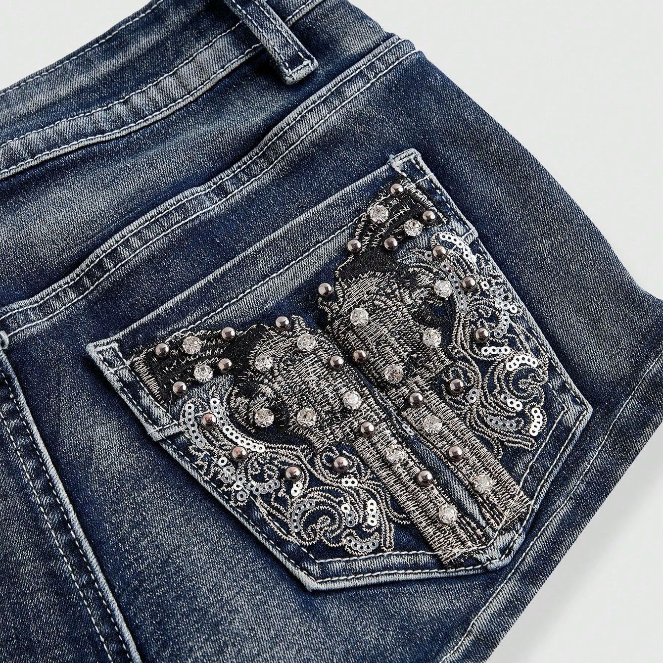 Summer Rhinestone Embroidered  - Street Fashion American recensie en prijs