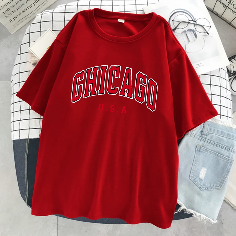Chicago Usa City Letter Graphi - Street Fashion Chicago recensie en prijs