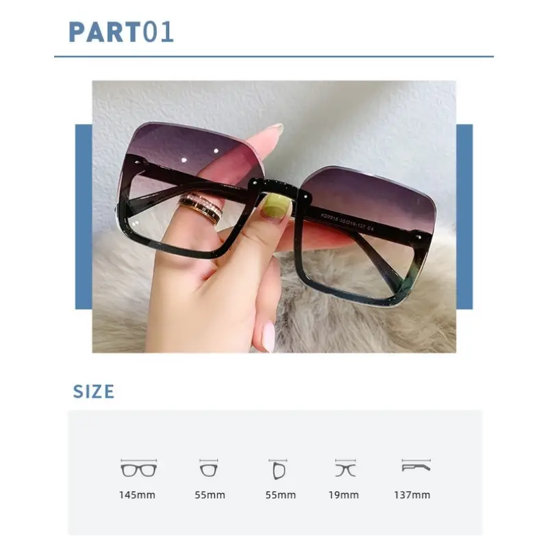 Fashion Korean Sunglasses Pers - Street Fashion Korean recensie en prijs