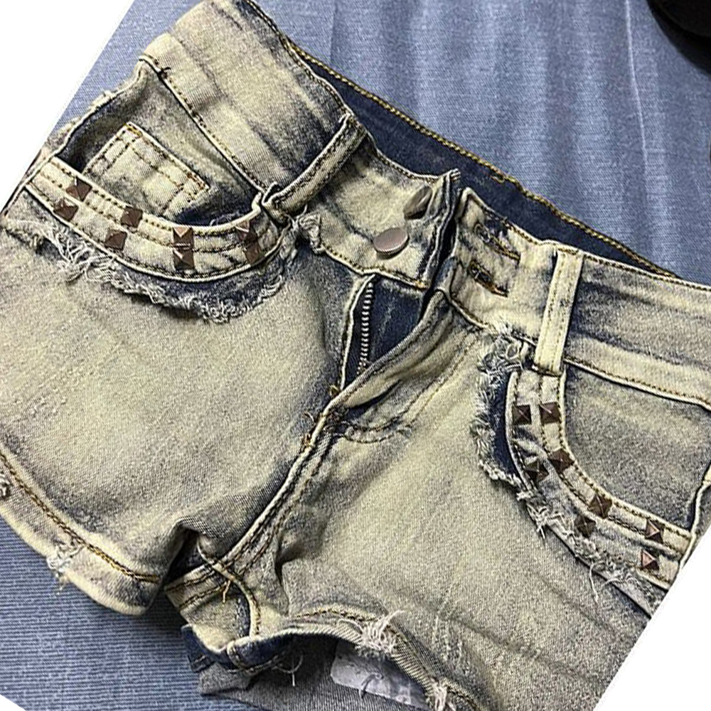 Retroy2K American Rivet Shorts - Street Fashion American recensie en prijs