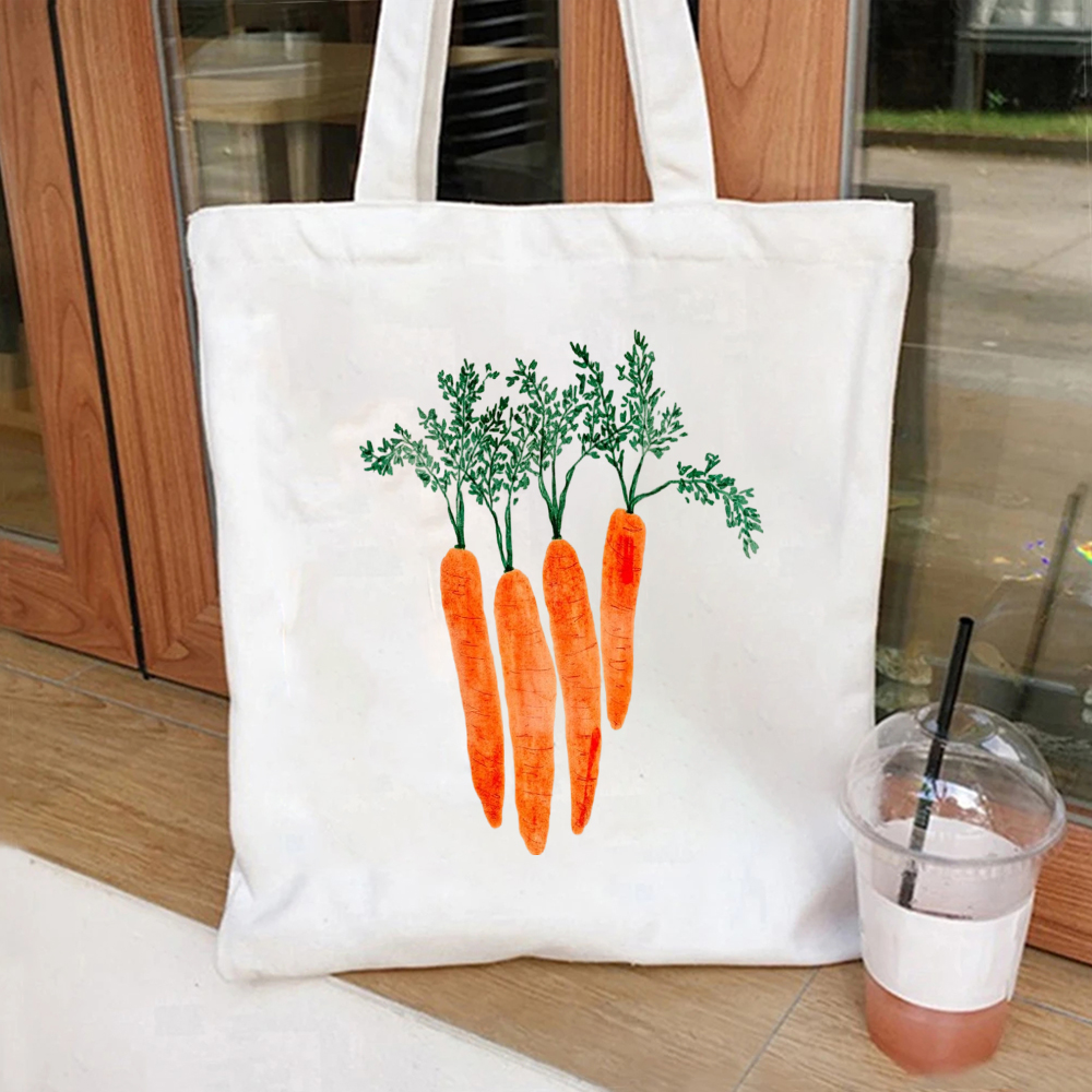 Watercolor Orange Carrot Bunch - Tote Bag Canvas Print recensie en prijs