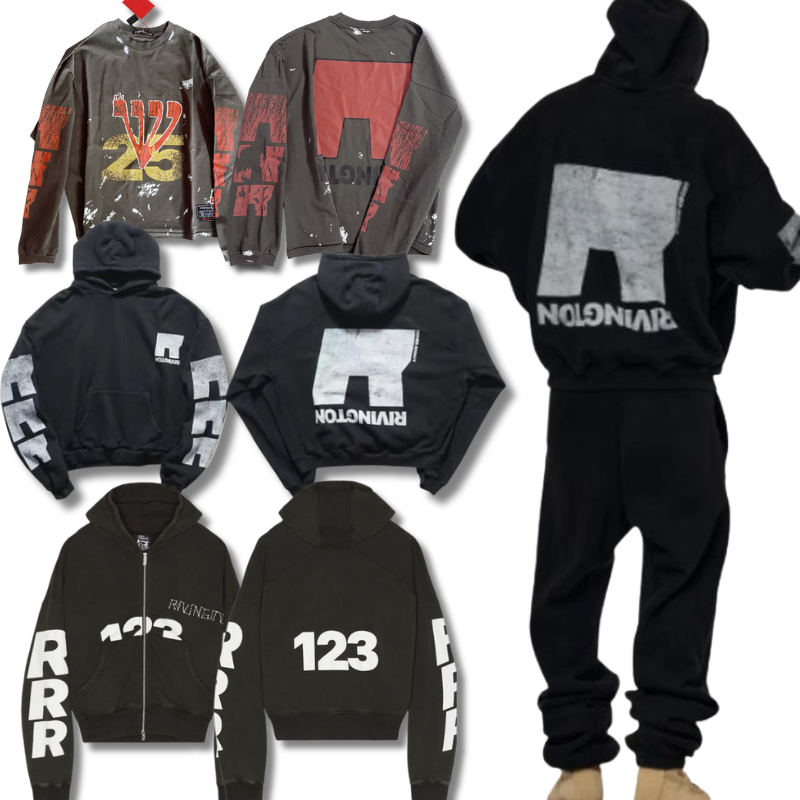 RRR-123 Embroidered LOGO Doubl - Street Fashion Zip Up Hoodie recensie en prijs