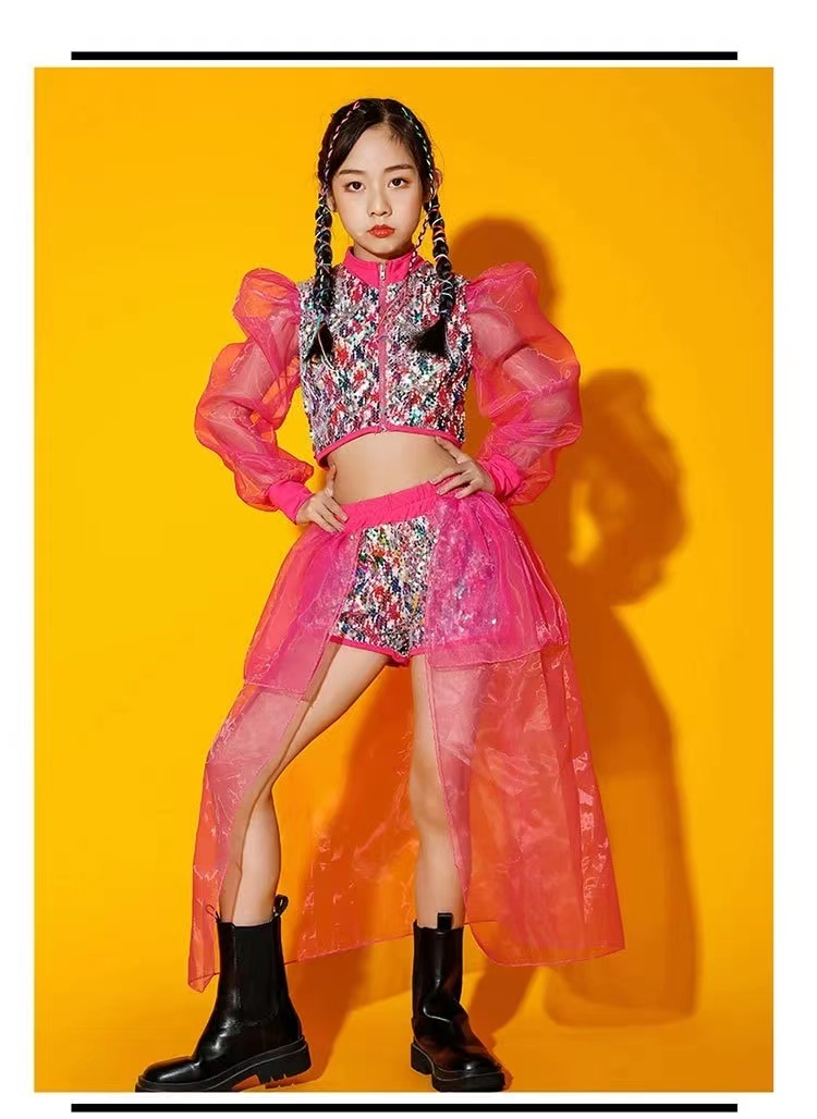 Girls' Jazz Dance Costume Sequ - Street Fashion Online recensie en prijs