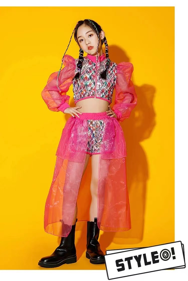 Girls' Jazz Dance Costume Sequ - Street Fashion Online recensie en prijs