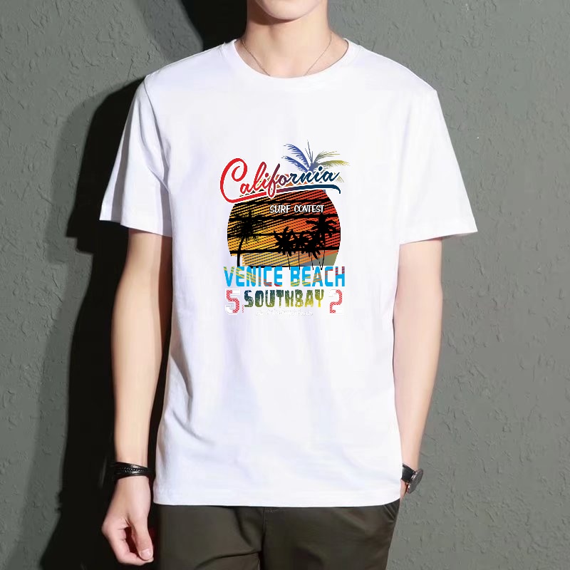 Men's Black Round-Neck Short-S - Street Fashion Venice recensie en prijs