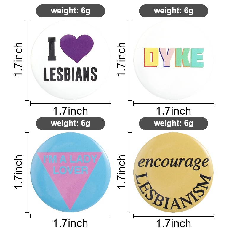 I Am A Lady Lover Pin Encourag - Parade Fashion Street recensie en prijs