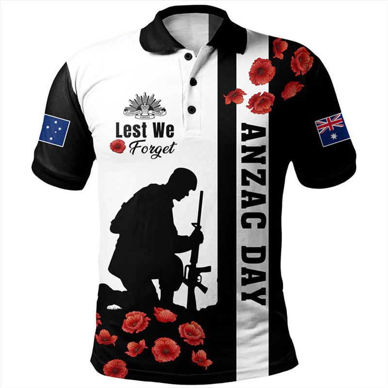Lest We Forget Anzac Day Polo  - Street Fashion Men 2025 recensie en prijs
