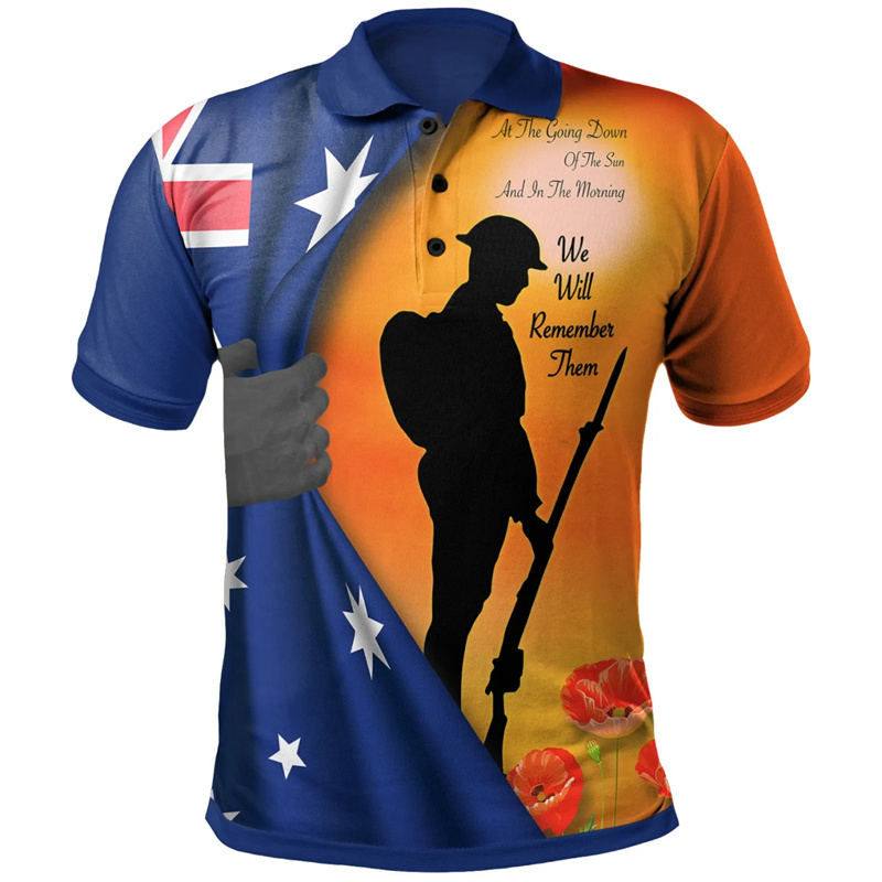 Lest We Forget Anzac Day Polo  - Street Fashion Men 2025 recensie en prijs