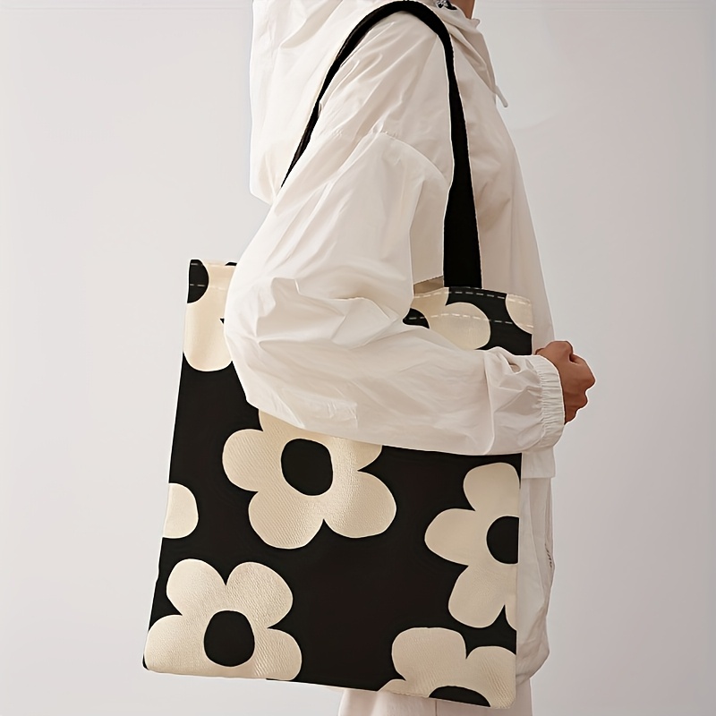Yellow flower printed tote bag - Tote Bag Canvas Print recensie en prijs