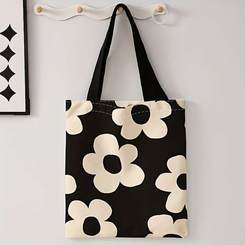 Yellow flower printed tote bag - Tote Bag Canvas Print recensie en prijs