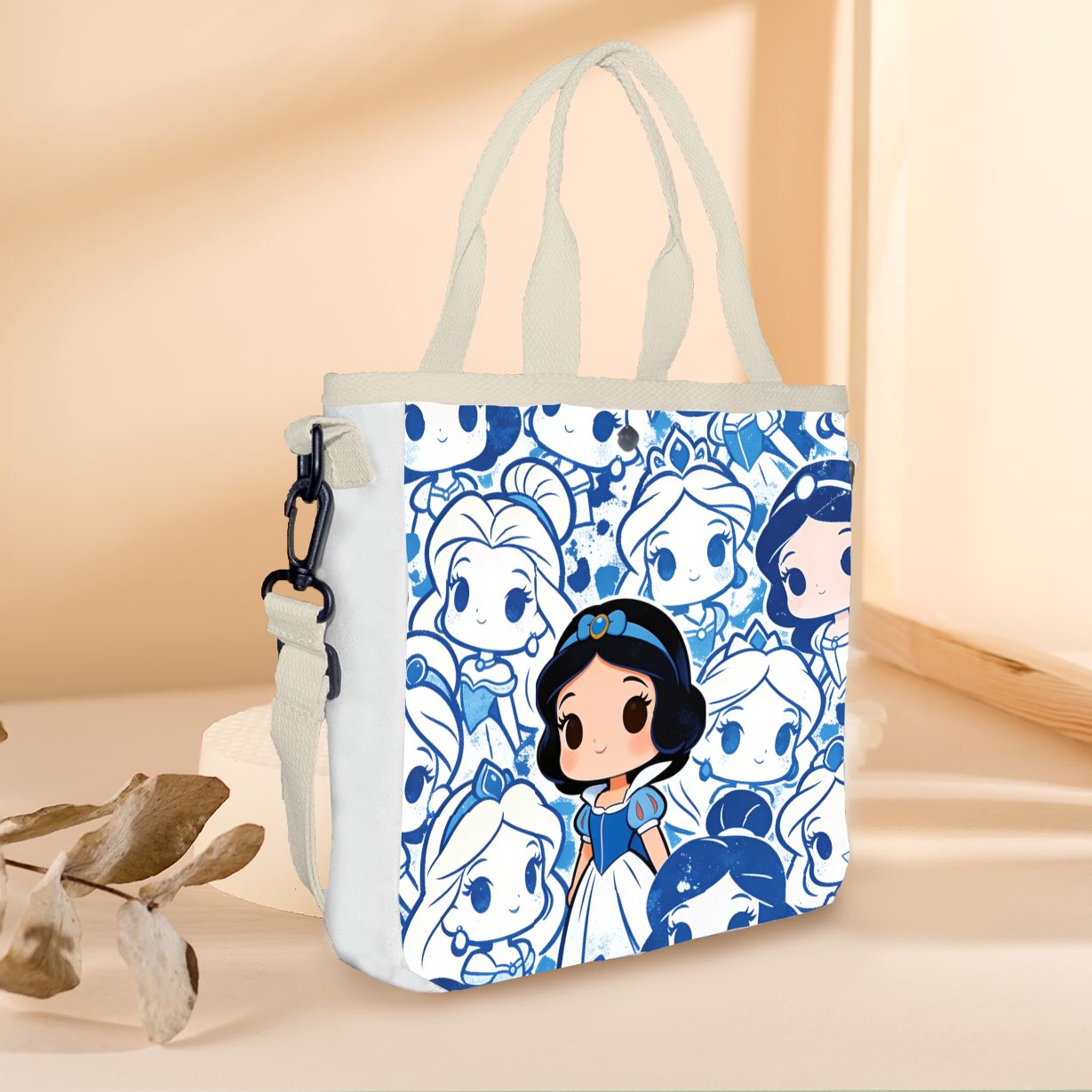 Cartoon snow white Characters  - Tote Bag Canvas Print recensie en prijs
