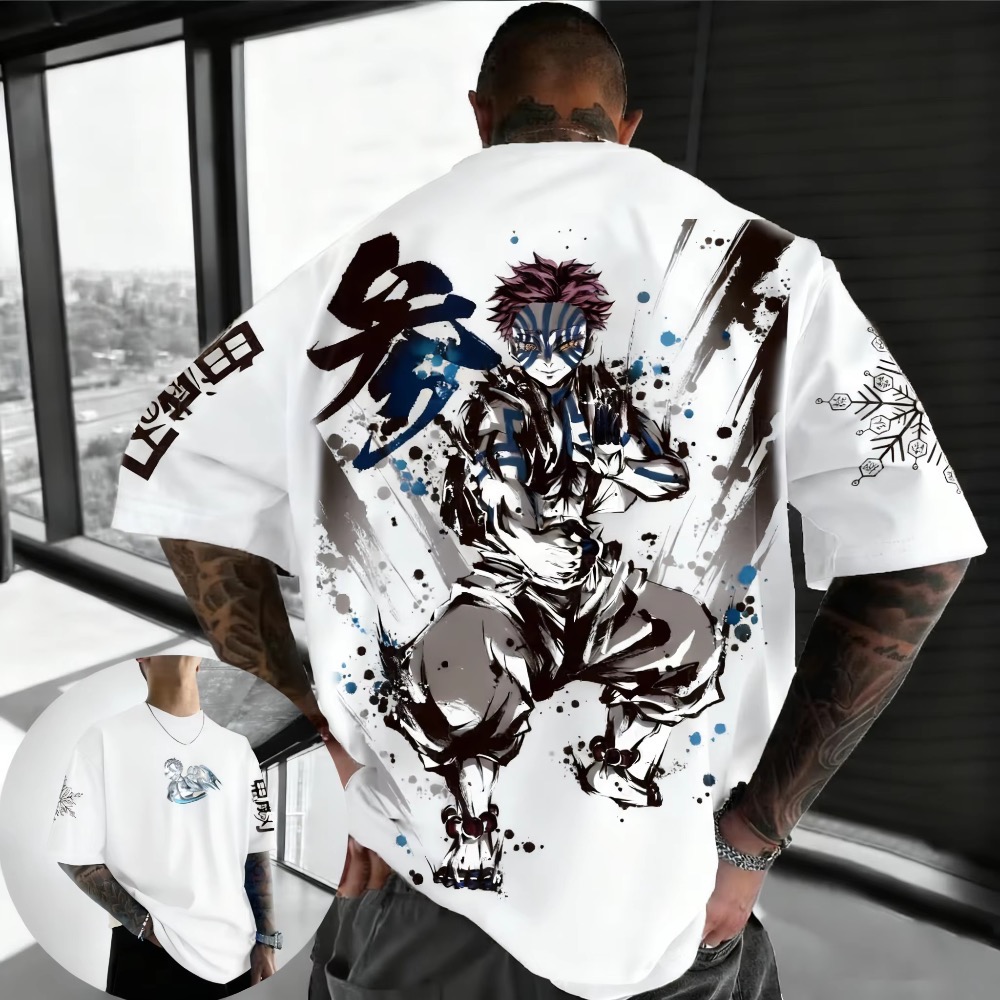 Summer Plus Size Demon Slayer  - Street Fashion Japan recensie en prijs