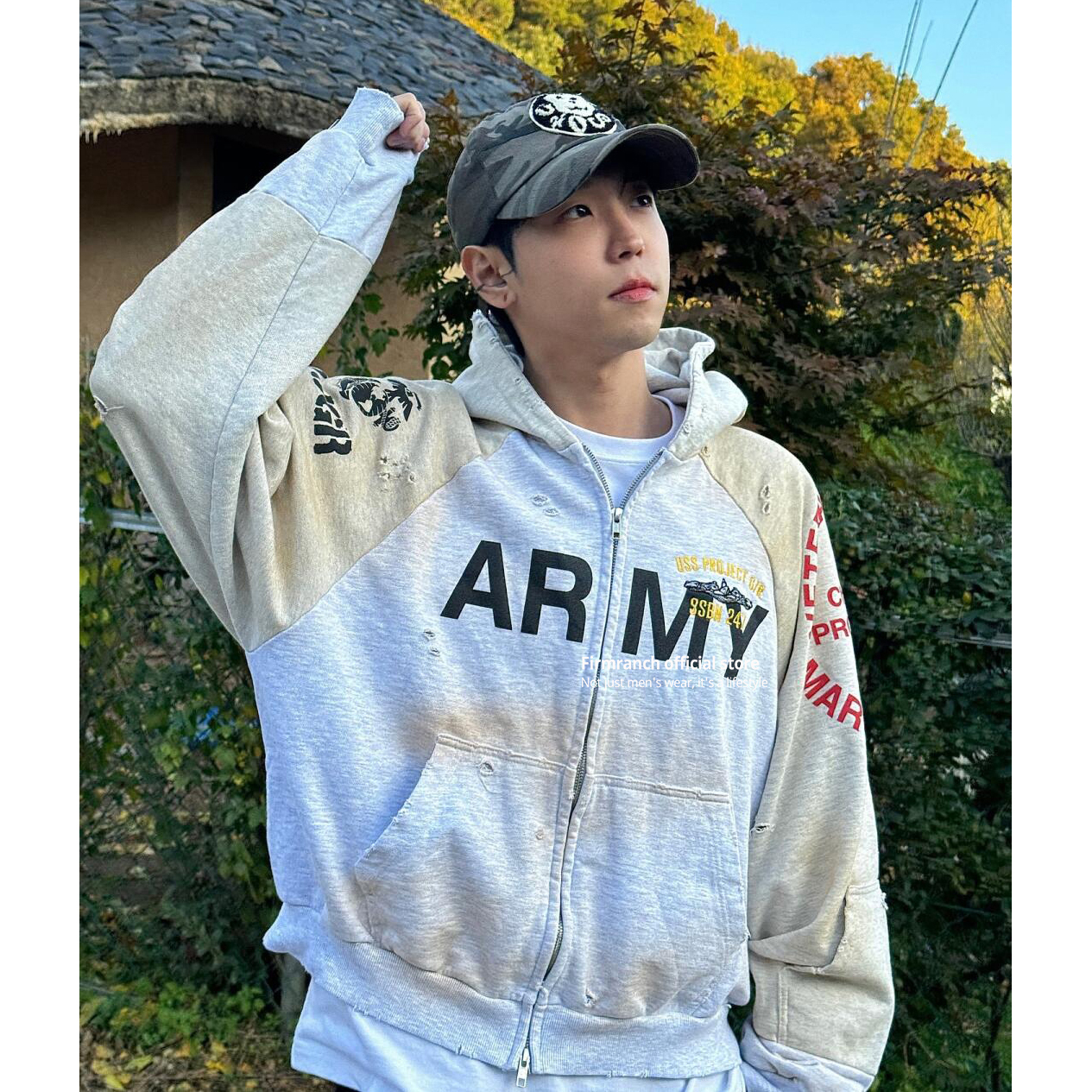 Firmranch Korean Fashion Make  - Street Fashion Zip Up Hoodie recensie en prijs