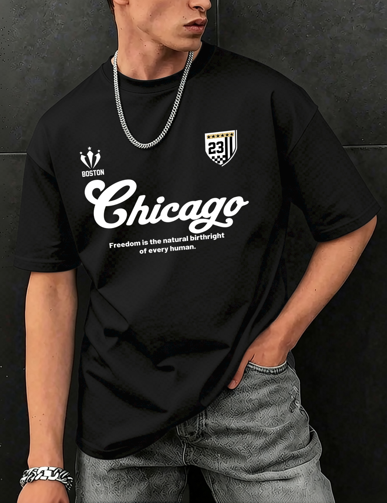 Boston Chicago Number 23 Print - Street Fashion Chicago recensie en prijs