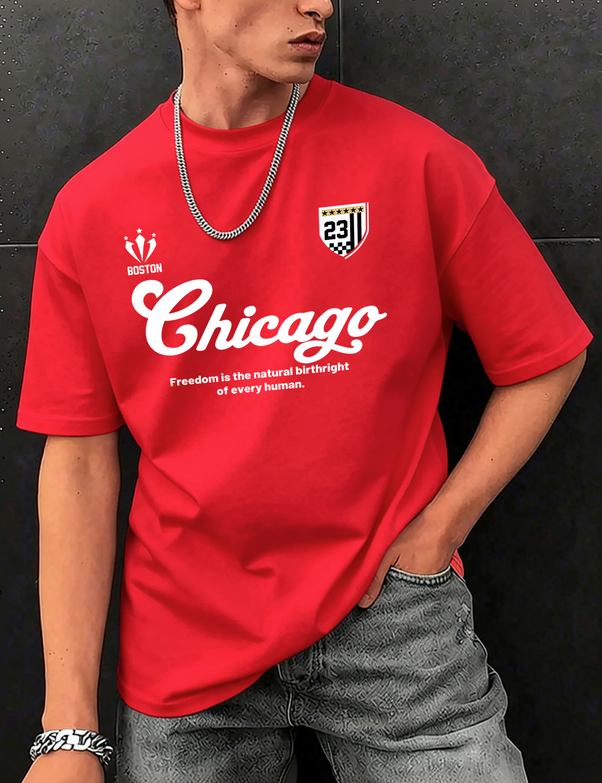 Boston Chicago Number 23 Print - Street Fashion Chicago recensie en prijs