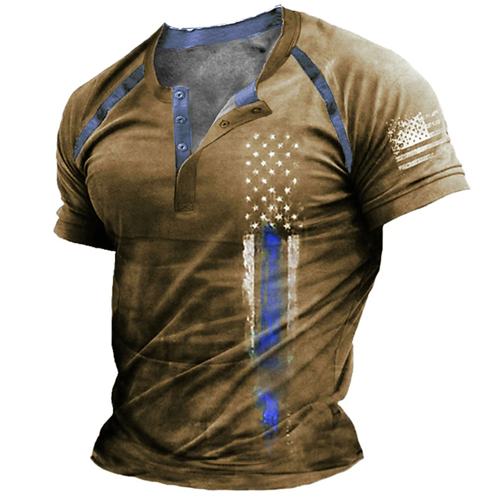 Funny 3D American Flag Print M - Street Fashion Clothes recensie en prijs
