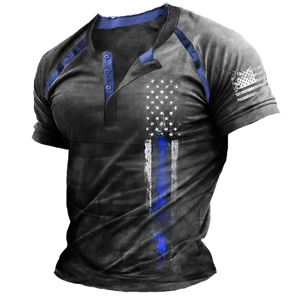 Funny 3D American Flag Print M - Street Fashion Clothes recensie en prijs