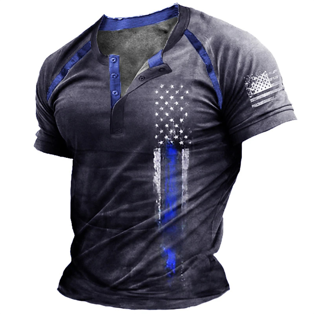 Funny 3D American Flag Print M - Street Fashion Clothes recensie en prijs