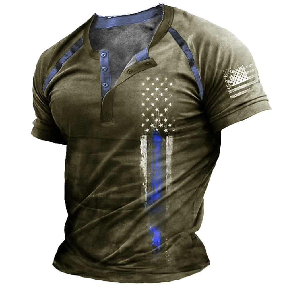Funny 3D American Flag Print M - Street Fashion Clothes recensie en prijs