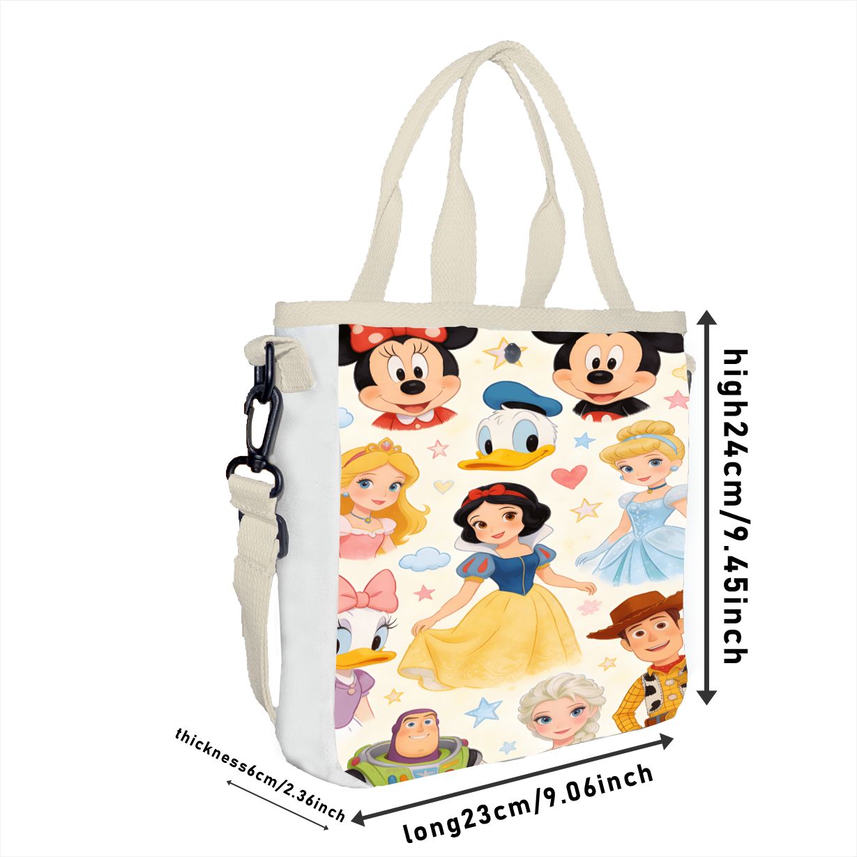 Multifunctional Princess Tote  - Tote Bag Canvas Print recensie en prijs