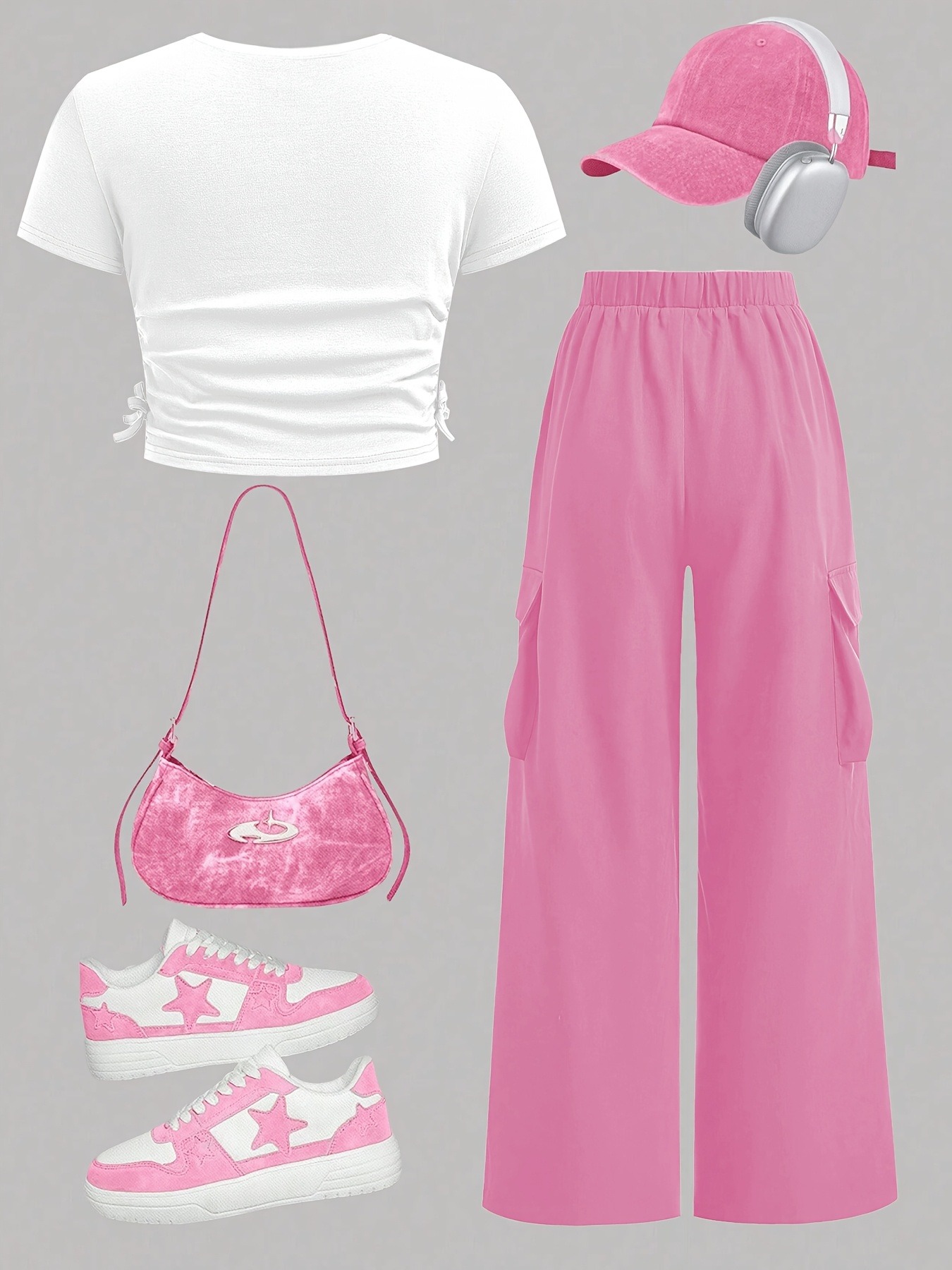 Trendy Girls 2Pcs Co-Ord, Whit - Street Fashion Co recensie en prijs