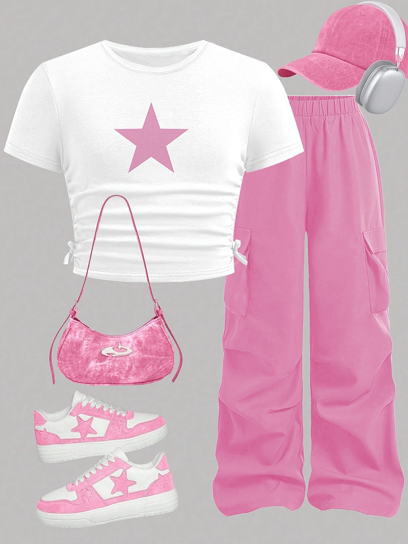 Trendy Girls 2Pcs Co-Ord, Whit - Street Fashion Co recensie en prijs