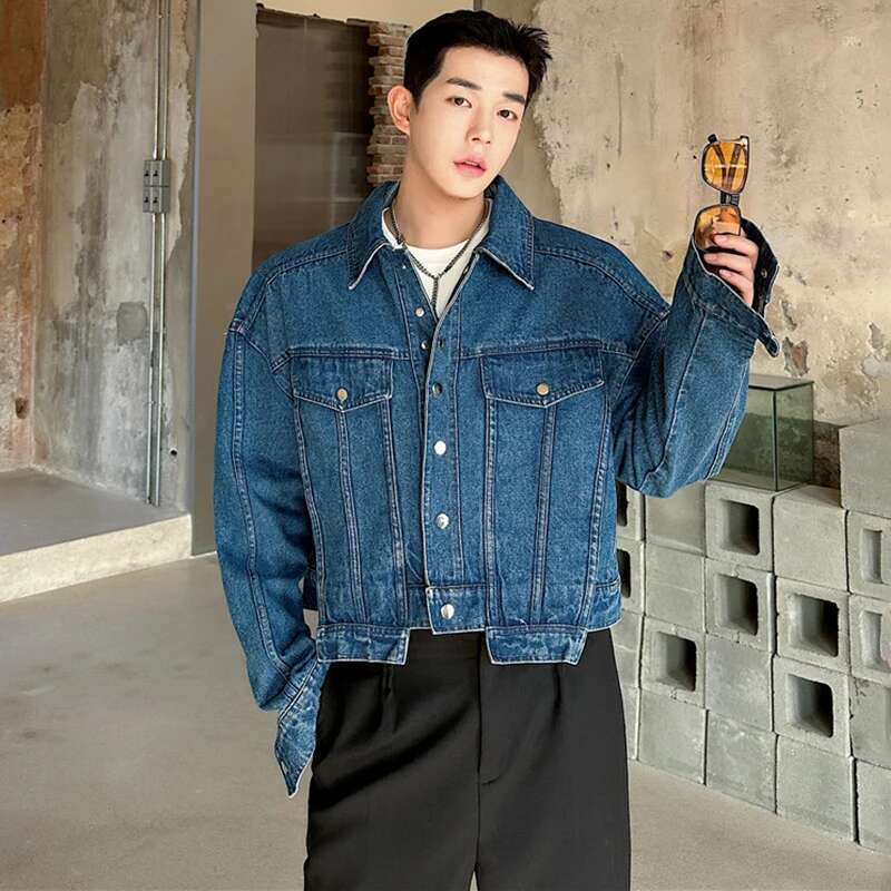 LUZHEN Personality Denim Short - Street Fashion Men 2025 recensie en prijs