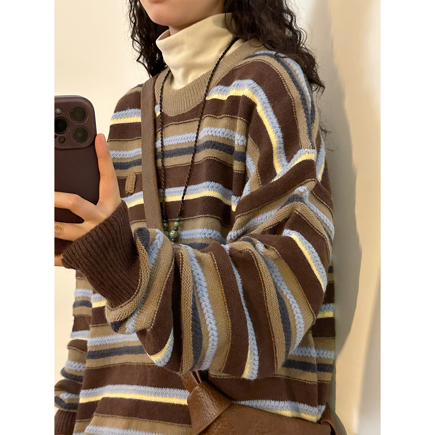 Retro Loose Color Block Stripe - Street Fashion Online recensie en prijs