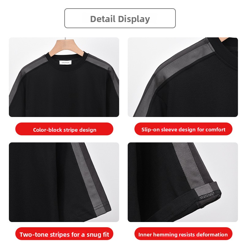American Retro Basic Short Sle - Street Fashion Co recensie en prijs
