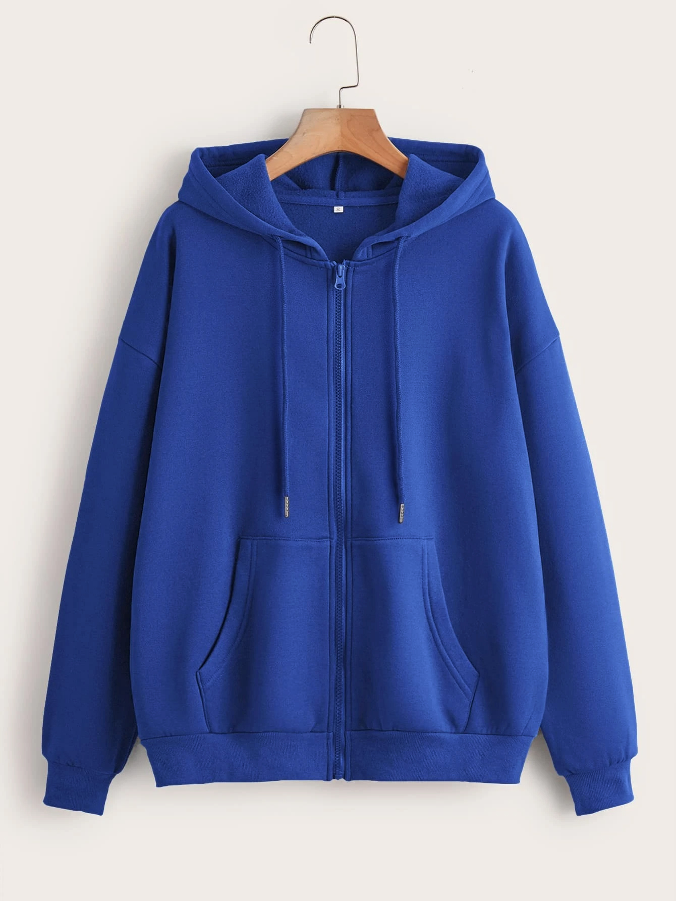Fashion Casual Black Gray Blue - Street Fashion Zip Up Hoodie recensie en prijs