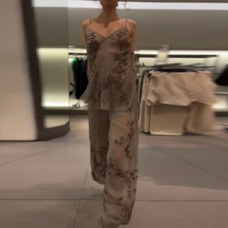 2026 New Women Grey Two-piece  - Street Fashion Vest recensie en prijs