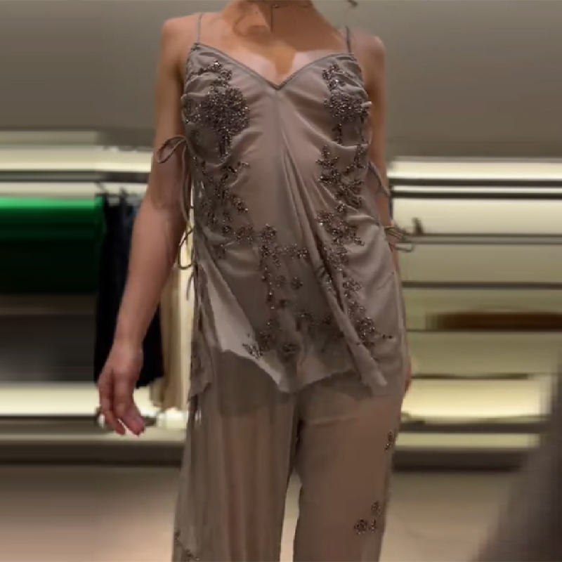2026 New Women Grey Two-piece  - Street Fashion Vest recensie en prijs