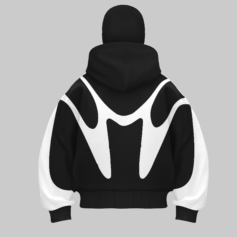 Retro Printed Devil Pattern Do - Street Fashion Zip Up Hoodie recensie en prijs