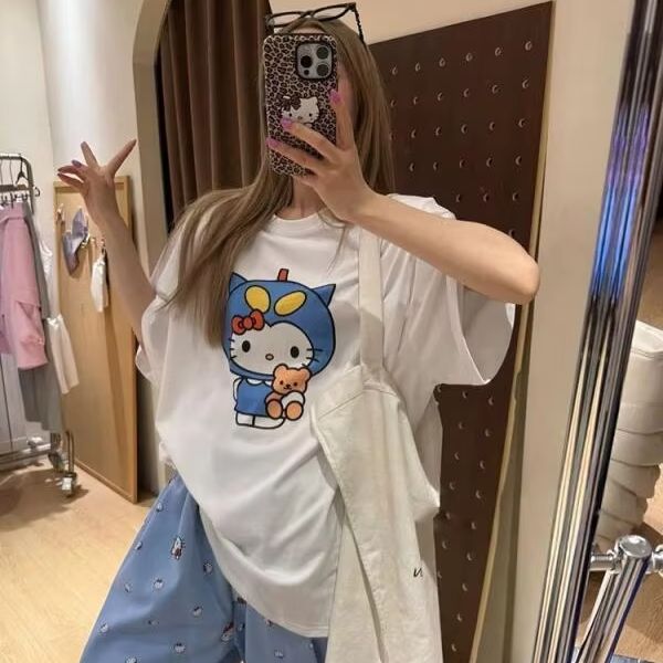Short Sleeved Hello Kitty Prin - Street For Fashion recensie en prijs